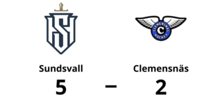Seger för Sundsvall hemma mot Clemensnäs