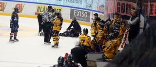 Otäck huvudskada i Saab Arena – LHC:s SDHL-match avbröts