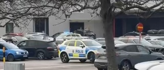 Parkeringsraseri vid butik – polispådrag i Linköping