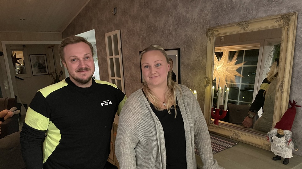 Sebastian Rydqvist och Caroline Djerf. 