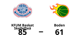 Förlust för Boden mot KFUM Basket Skellefteå med 61-85