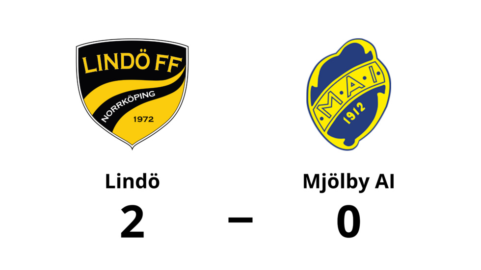 Lindö vann mot Mjölby AI FF