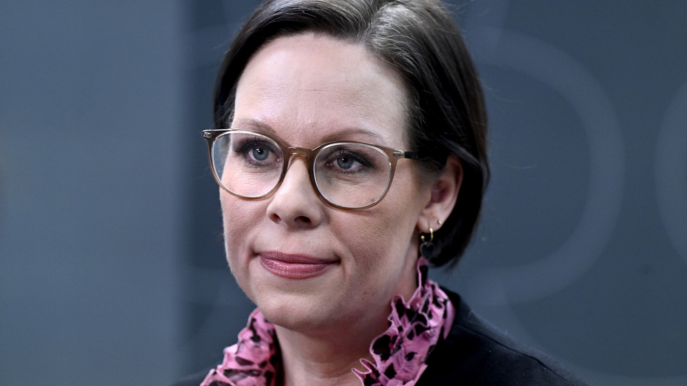 Utrikesminister Maria Malmer Stenergard (M) utesluter inte svensk fredsbevarande trupp i Ukraina. Arkivbild