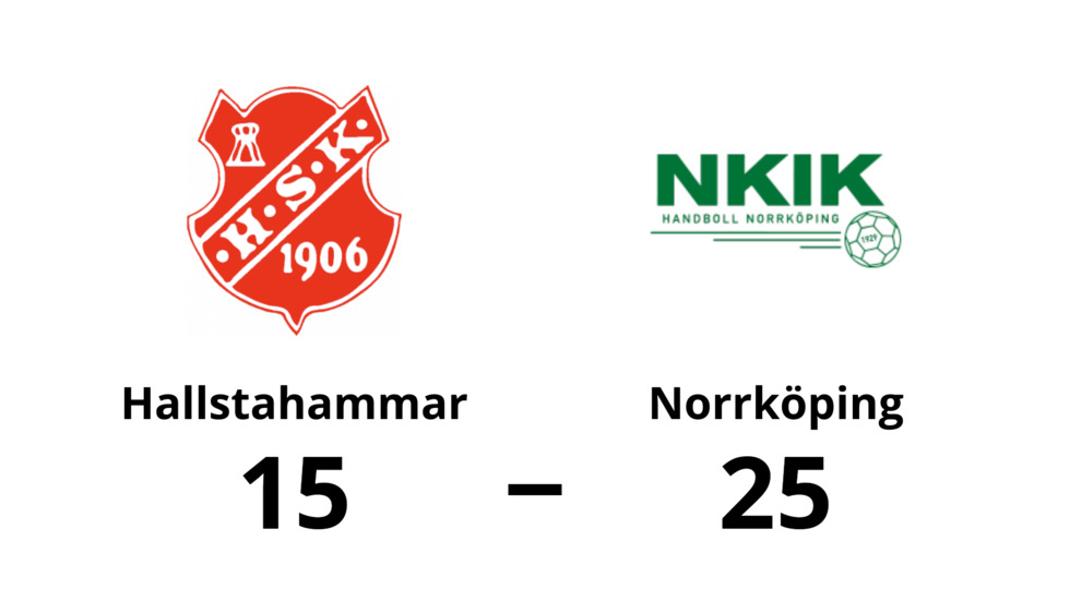 Hallstahammars SK HK förlorade mot Norrköping KvIK
