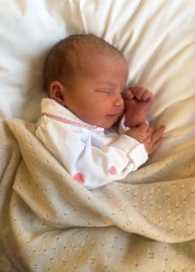 Prinsessan Ines Marie Lilian Silvia, hertiginna av Västerbotten, fotograferad av sin mamma Sofia.
