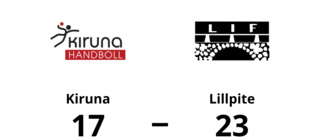 Seger med 23-17 för Lillpite mot Kiruna