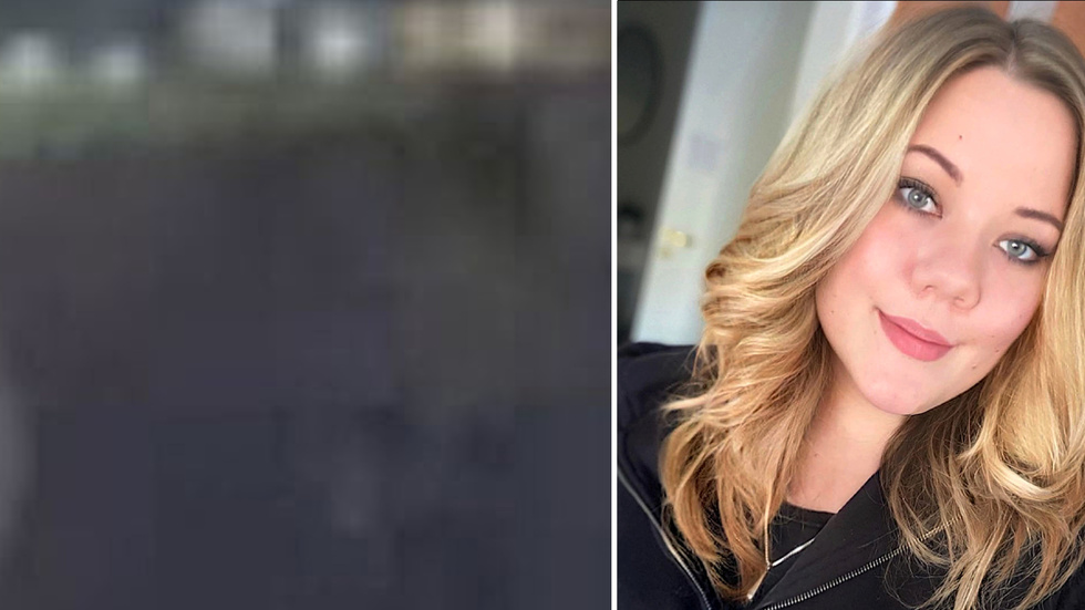 Elina Gilde är övertygad om att det är ett lodjur som fångats på bild utanför hennes hus. Hennes katter ska också ha reagerat över något från fönstret genom att fräsa och morra.
