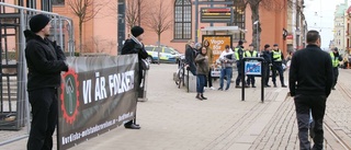 Nazistisk demonstration polisanmäls