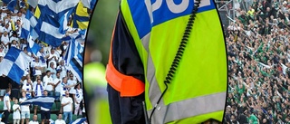 Polisen rustade för kvällens högriskmatch