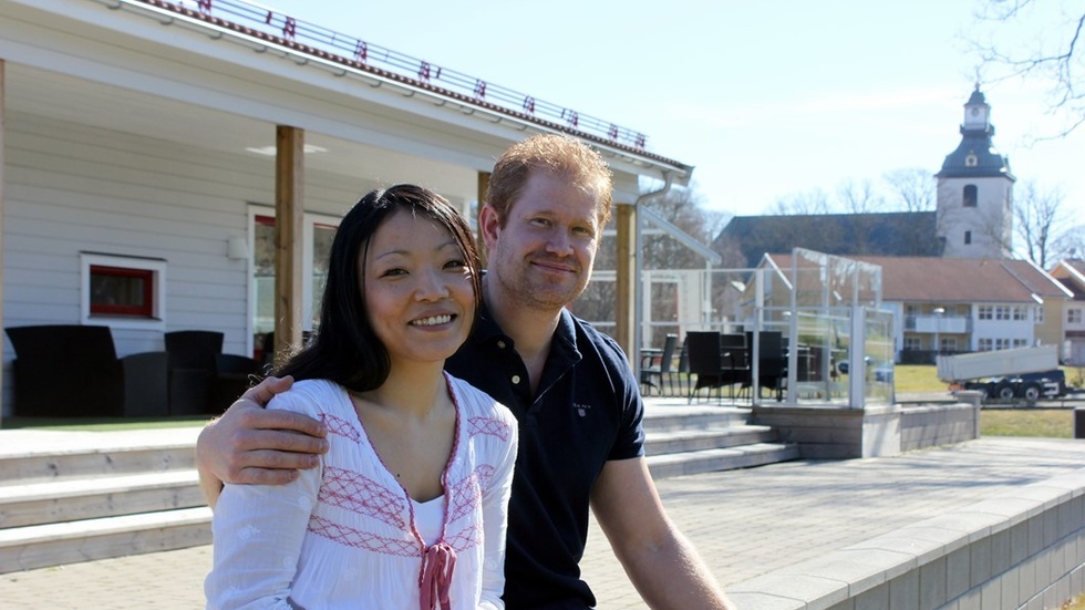 Elisabet Johansson och Martin Regnell är nya arrendatorer till caféet vid Loftahammars golfklubb. Foto: Lena Dahlberg