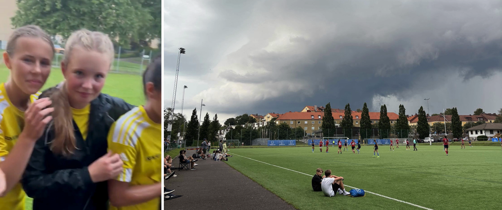 PUFFVIDEO: Regnoväder över Gothia cup