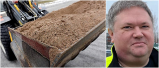 Vinterns rekordhalka: 8 200 ton sand ska sopas