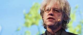 Bob Geldof ställer in i Uppsala