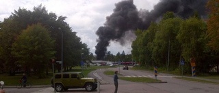 Brand vid OKQ8 i Valsätra