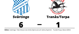 Svärtinge vann - efter Tilde Nilssons hattrick