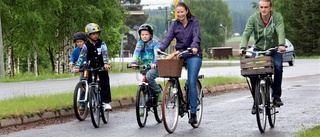 Perfekt cykelväder när hällregnet upphörde