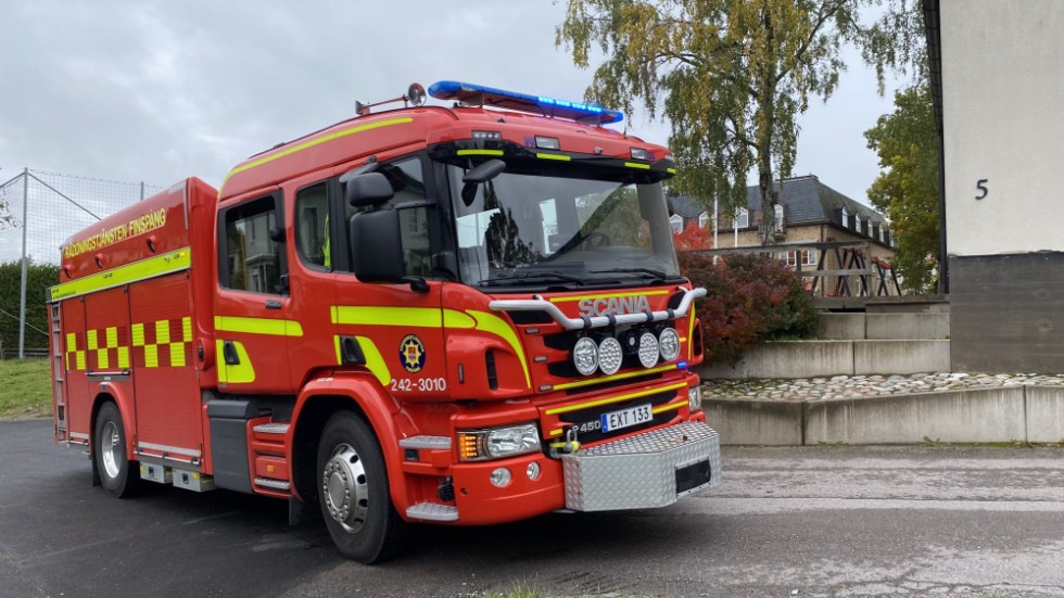 Räddningstjänstgen fick rycka ut på en gräsbrand i Gamleby på söndagen. Bilden tagen i ett annat sammanhang - i en annan del av landet.