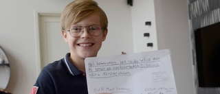 Max, 9, vill ha en hinderbana – tog saken i egna händer