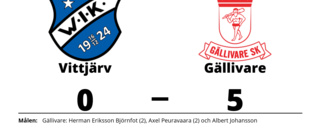 Gällivare har fyra raka segrar - vann mot Vittjärv med 5-0