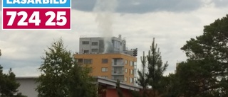 Brand på 16:e våningen vid Tunavallen