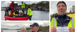 På jakt efter överlevande och döda i Västerviks skärgård • Övning ska ge färdighet om olyckan är framme