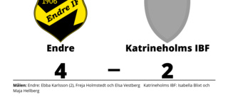 Ryck i sista perioden avgjorde för Endre hemma mot Katrineholms IBF