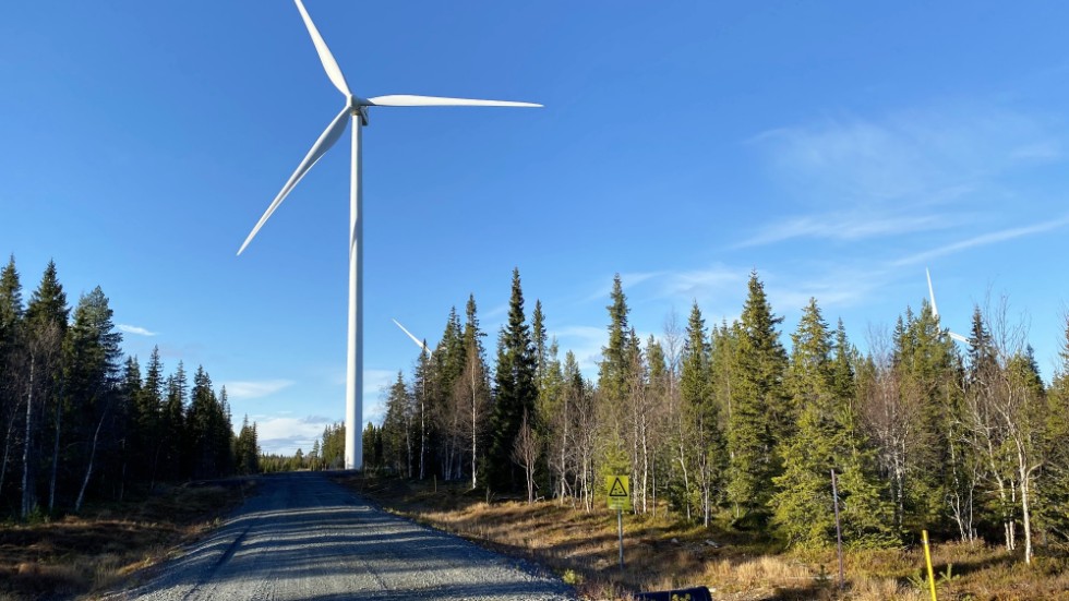 Det är direkt olämpligt att regionen har gjort sig beroende av el från bland annat vindkraft, skriver Jonathan Othén och Ylva Lundin.