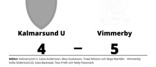 Vimmerby avgjorde i sista perioden och vann mot Kalmarsund U