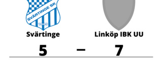 Linköp IBK UU slog Svärtinge på bortaplan