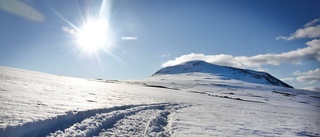 Ovanligt mycket snö i fjällen