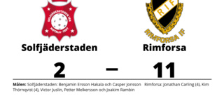 Solfjäderstaden utklassat av Rimforsa hemma