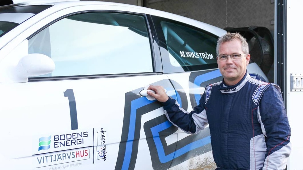 vinnaren. Mikael Wikström från hemmaklubben NMS Boden tog hem segern i Kanonrundan.