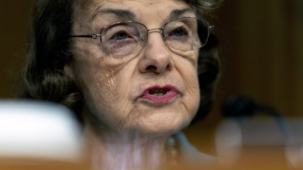 Senator Dianne Feinstein, demokrat från Kalifornien. Arkivbild.