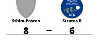 Seger för Sthlm-Posten på hemmaplan mot Stratos B