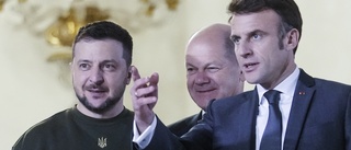 Zelenskyj i Paris – möter Macron och Scholz