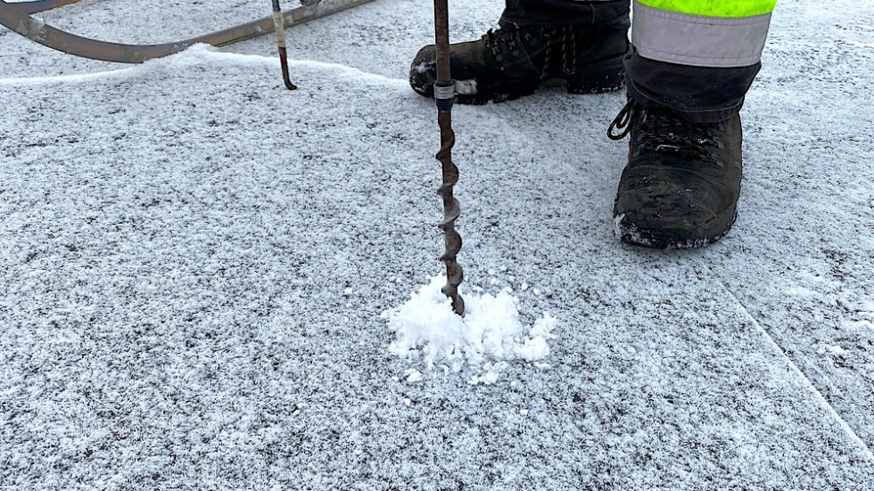 Isen har lagt i skärgården. Ovanligt tidigt i år.