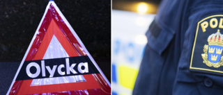 Olycka på riksväg 23 – bil kolliderade med träd • Men vem var det som körde? • Polisen: "Rörig historia"