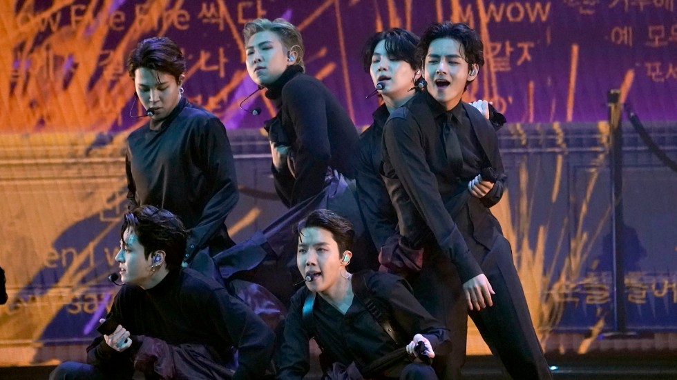 BTS konsert från Busan visas på bio i februari. Arkivbild.