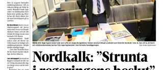 Bakslag i rätten för Nordkalk