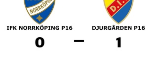 Djurgården P16 vann borta mot IFK Norrköping P16