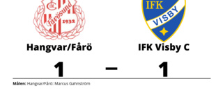 Oavgjort för Hangvar/Fårö hemma mot IFK Visby C