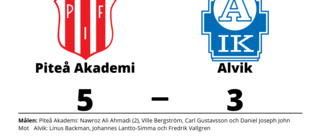 Piteå Akademi segrare hemma mot Alvik