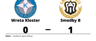 Stark seger för Smedby B i toppmatchen mot Wreta Kloster