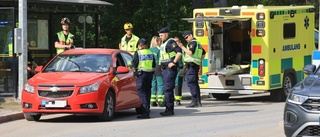 Två bilar i krock i Uppsala              