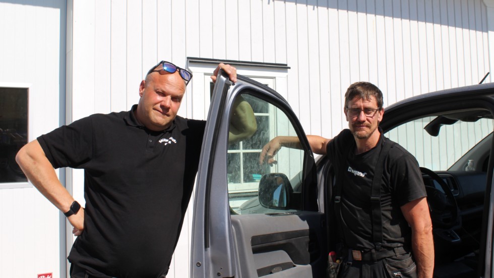 Henrik Jonsson och Fredrik Ivarsson vid Valdemarsviks el vann priset som Årets företagare på Viksgalan.