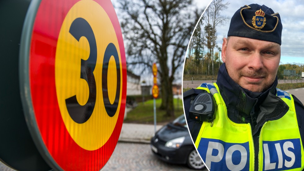 "Skedde inga olyckor vid skolor så behövdes inga hastighetssänkningar där, men tyvärr finns de av en anledning", säger Björn Thunblad, gruppchef för trafikpolisen i Eskilstuna och Strängnäs.