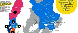 Här är nya Svealandsregionen