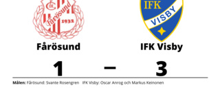 IFK Visby klart bättre än Fårösund på Fårösund IP