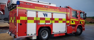 Epa-traktor i brand vid Bredviksberget   