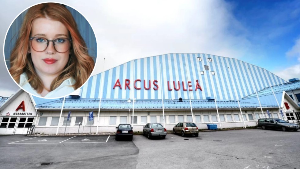 Emmeli Nybom och Arcushallen.
